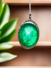 2.30 Carat Emerald pendant in .925 Silver Base