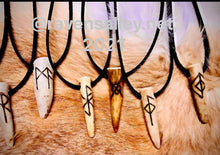 Bindrune Reindeer  Antler Talisman