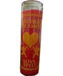 Love Spell Red 7 Day jar candle