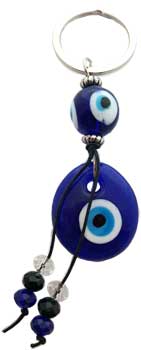 Double Evil Eye keychain