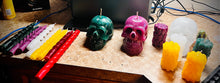 Large Skull candles