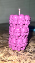 Custom 3" Skulls Pillar Candle